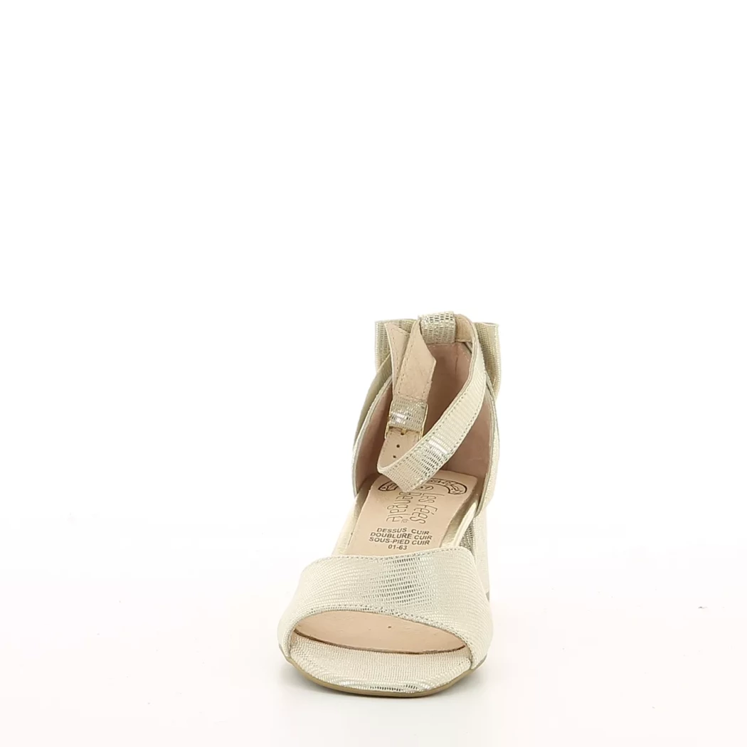 Image (5) de la chaussures Les Fees de Bengale - Sandales et Nu-Pieds Or / Bronze / Platine en Cuir