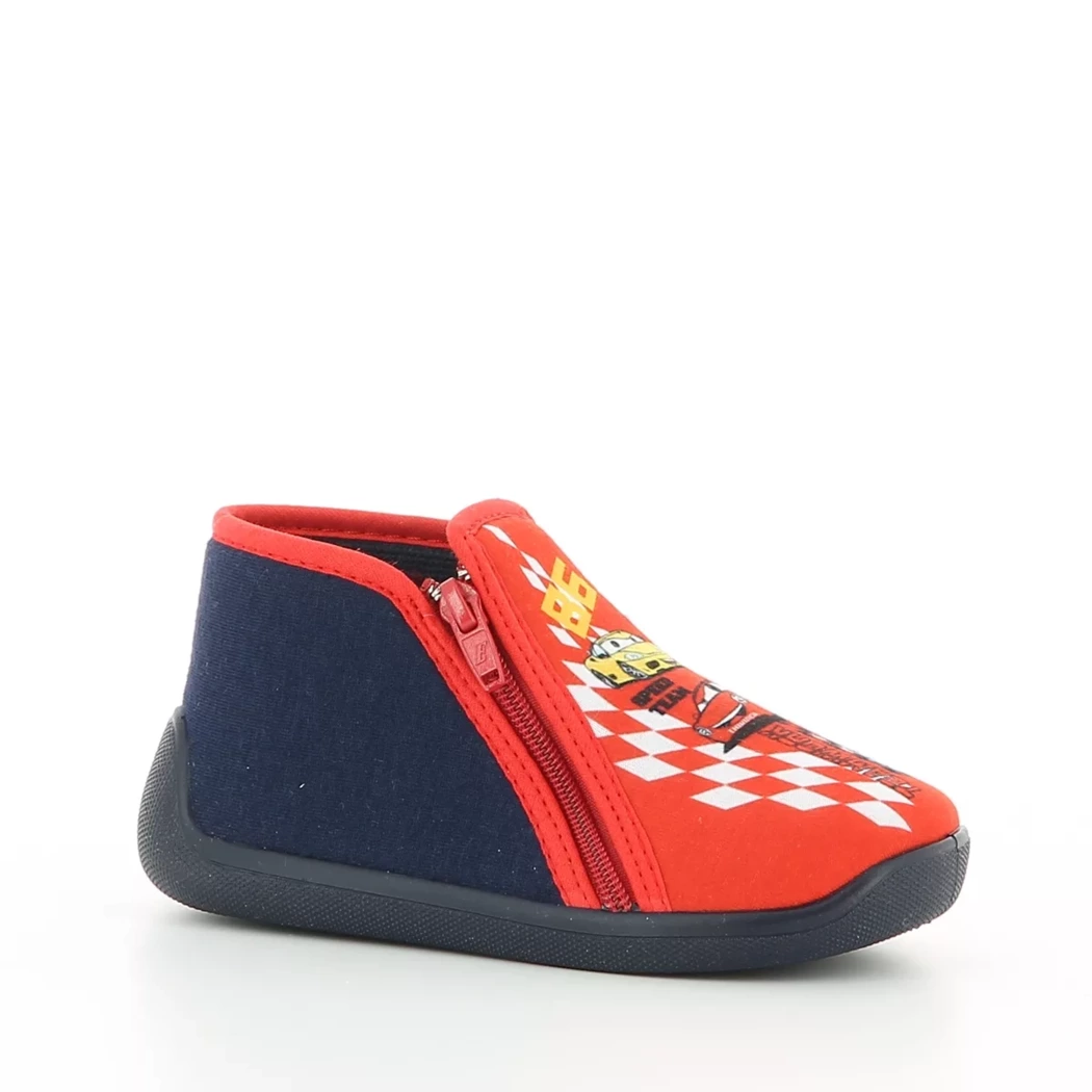 Image (1) de la chaussures Bossi - Pantoufles et Chaussons Rouge en Textile