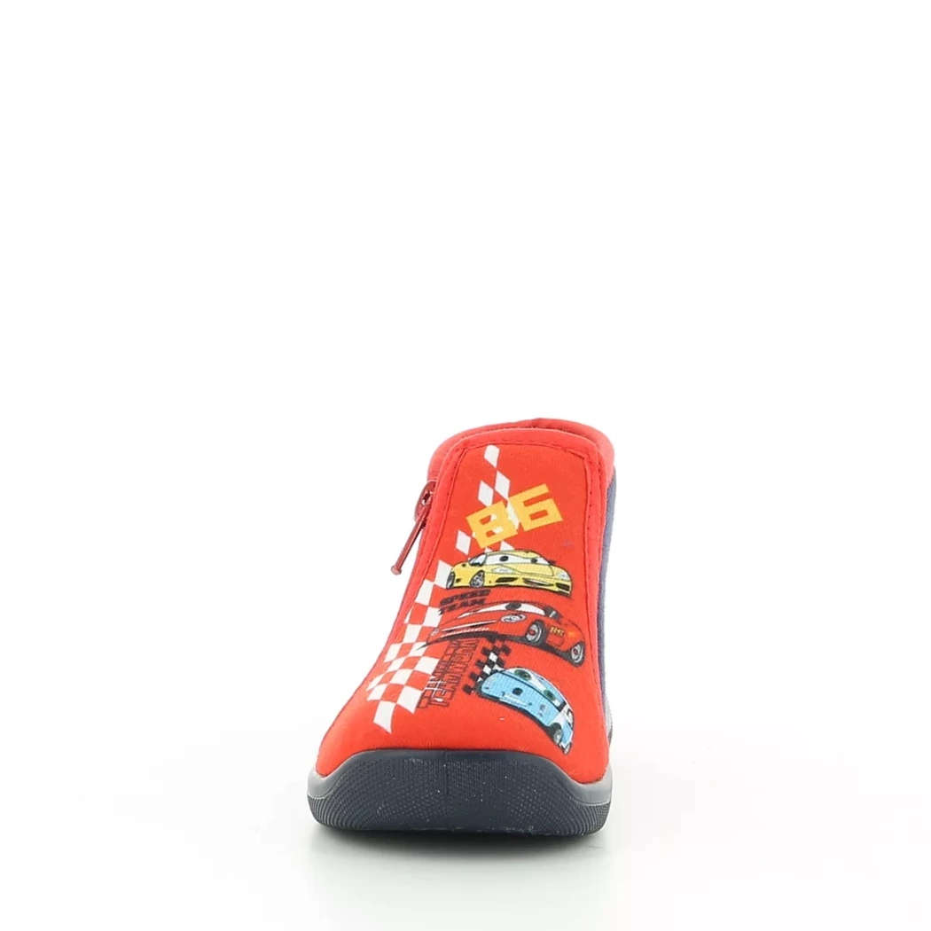 Image (5) de la chaussures Bossi - Pantoufles et Chaussons Rouge en Textile