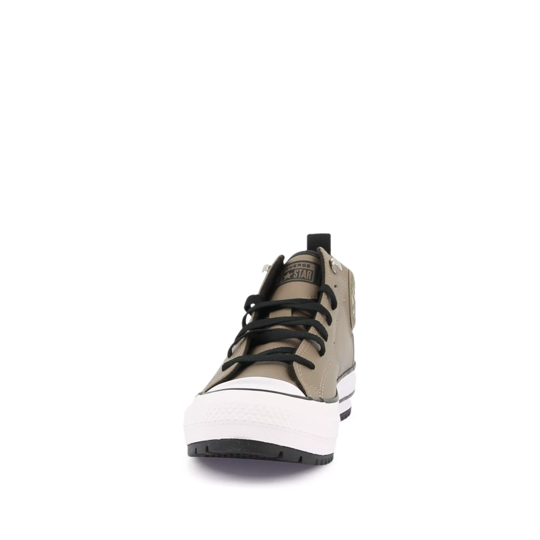 Image (5) de la chaussures Converse - Baskets Taupe en Cuir et textile