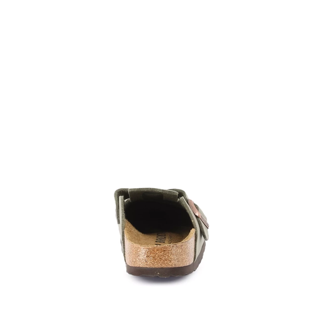 Image (3) de la chaussures Birkenstock - Mules et Sabots Taupe en Cuir nubuck