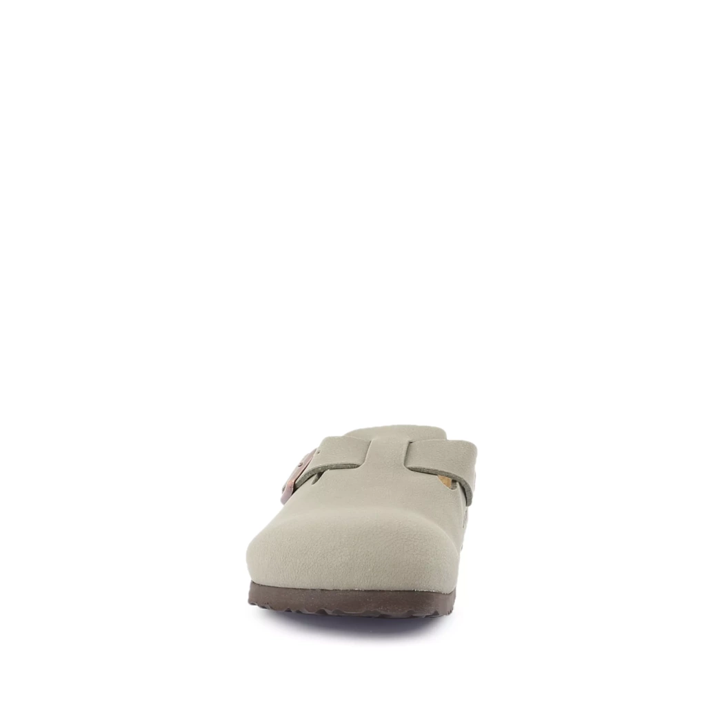 Image (5) de la chaussures Birkenstock - Mules et Sabots Taupe en Cuir nubuck