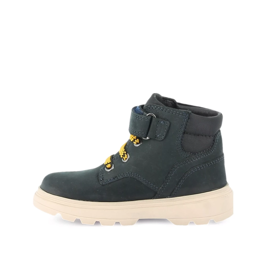 Image (4) de la chaussures Geox - Bottines Bleu en Cuir nubuck