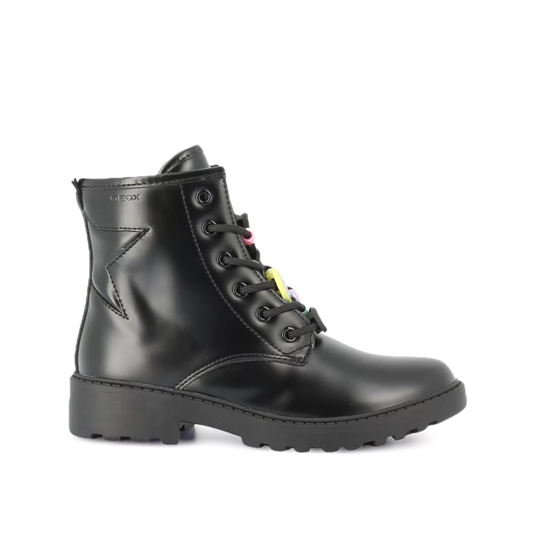 Image (2) de la chaussures Geox - Bottines Noir en Cuir synthétique