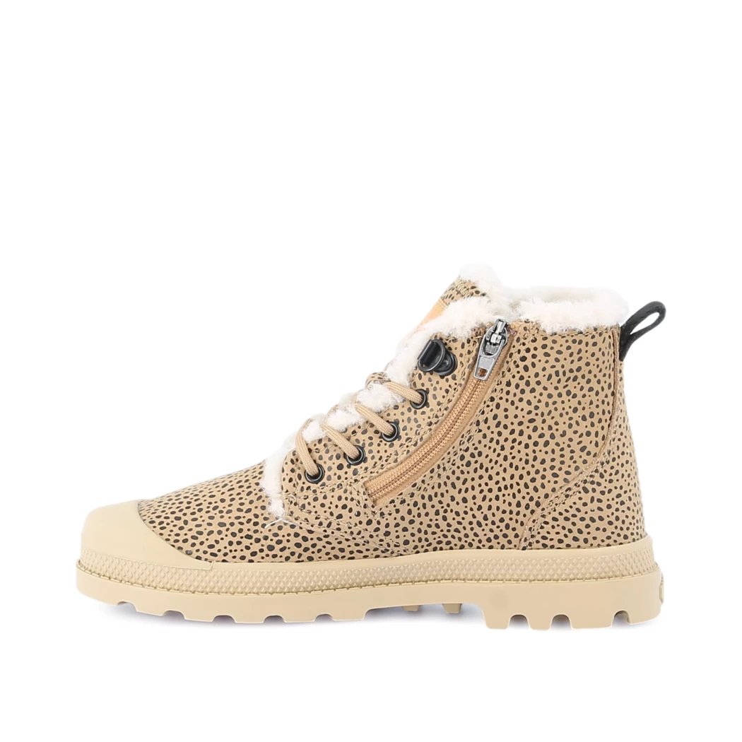 Image (4) de la chaussures Palladium - Bottines Cuir naturel / Cognac en Cuir nubuck