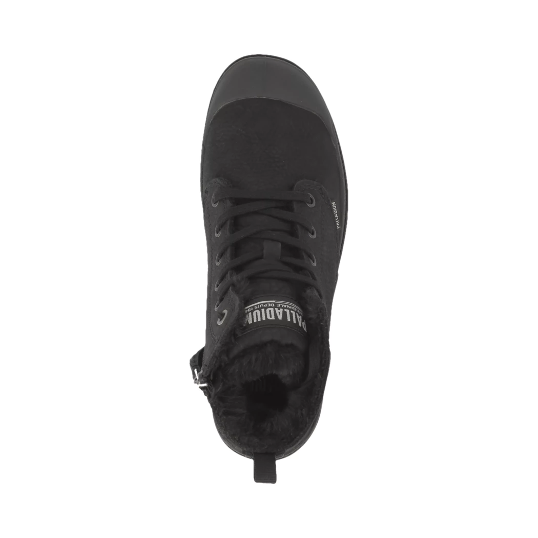 Image (6) de la chaussures Palladium - Bottines Noir en Cuir nubuck
