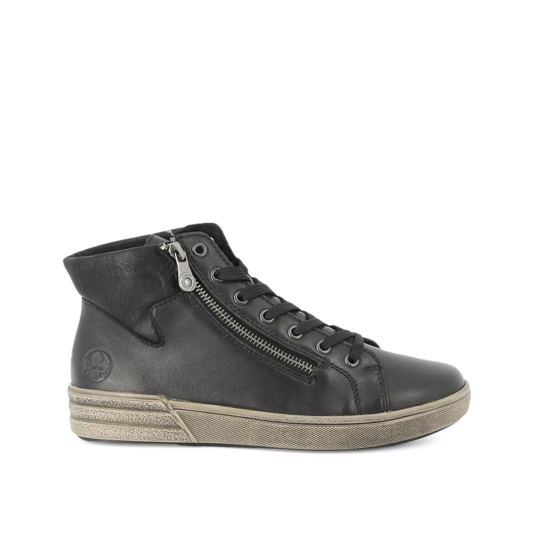 Image (2) de la chaussures Rieker - Bottines Noir en Cuir