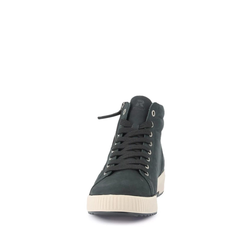 Image (5) de la chaussures Rieker - Bottines Bleu en Cuir nubuck
