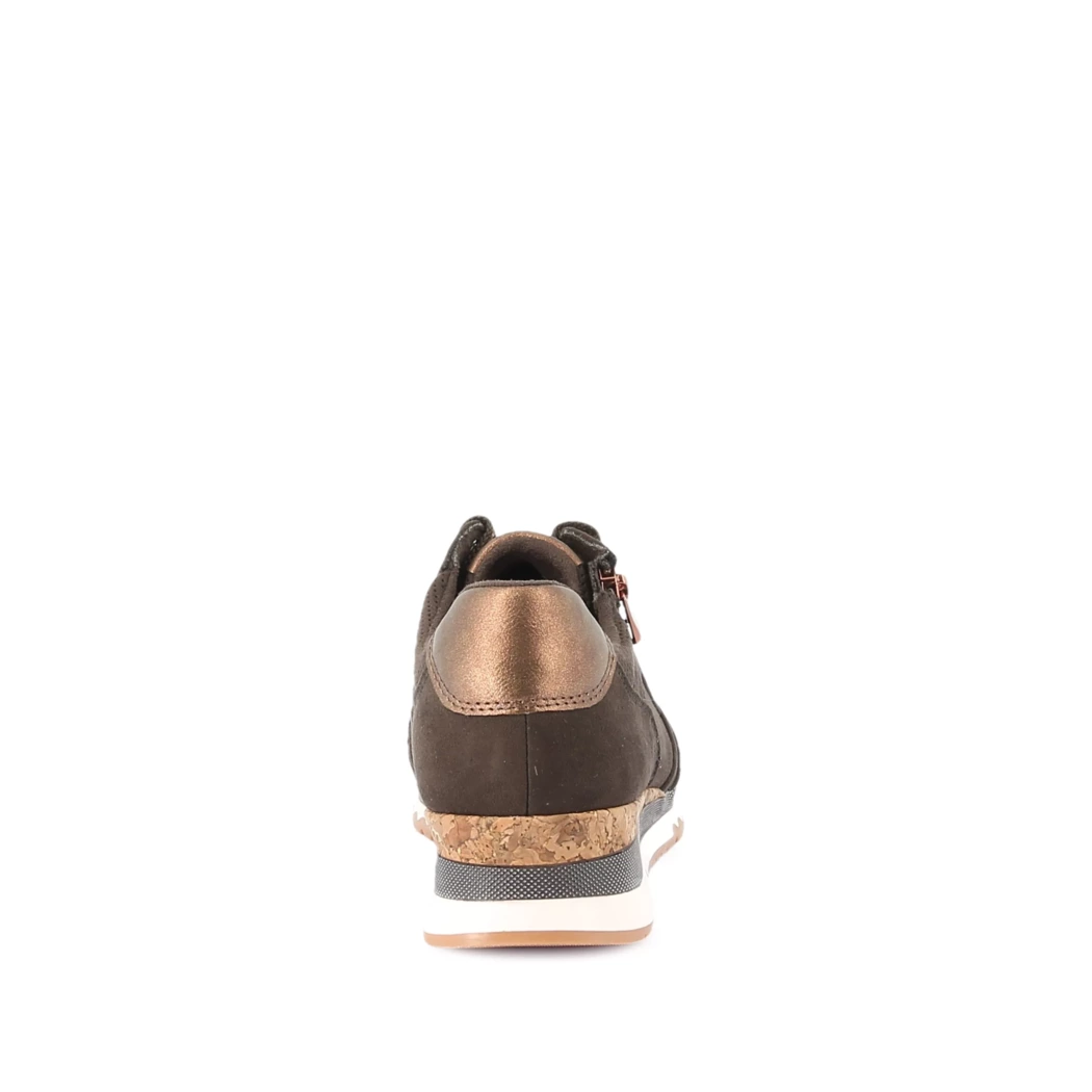 Image (3) de la chaussures Marco Tozzi - Baskets Marron en Cuir synthétique