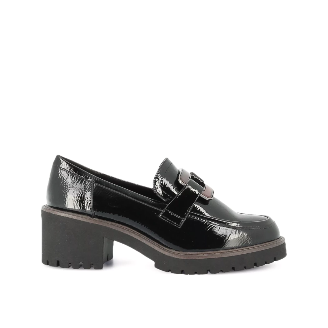 Image (2) de la chaussures Marco Tozzi - Mocassins Noir en Cuir synthétique