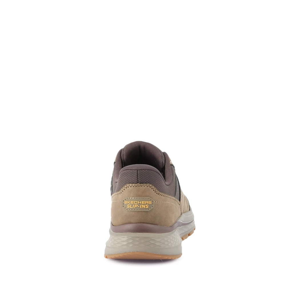 Image (3) de la chaussures Skechers - Baskets Marron en Cuir synthétique
