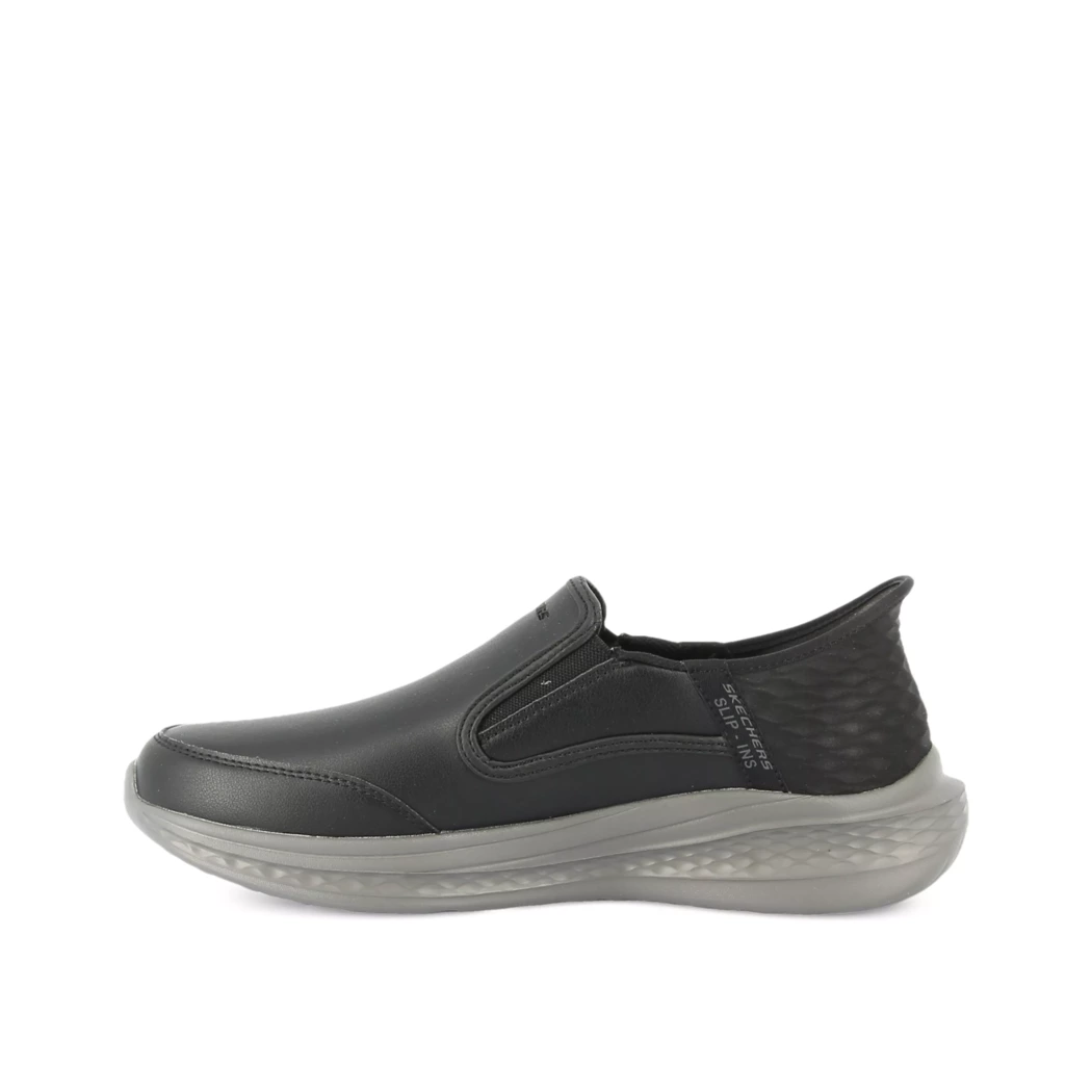 Image (4) de la chaussures Skechers - Mocassins Noir en Cuir synthétique