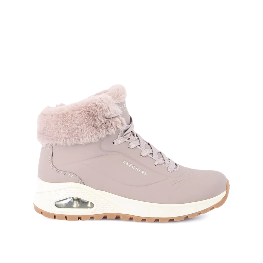 Image (2) de la chaussures Skechers - Bottines Rose en Cuir synthétique