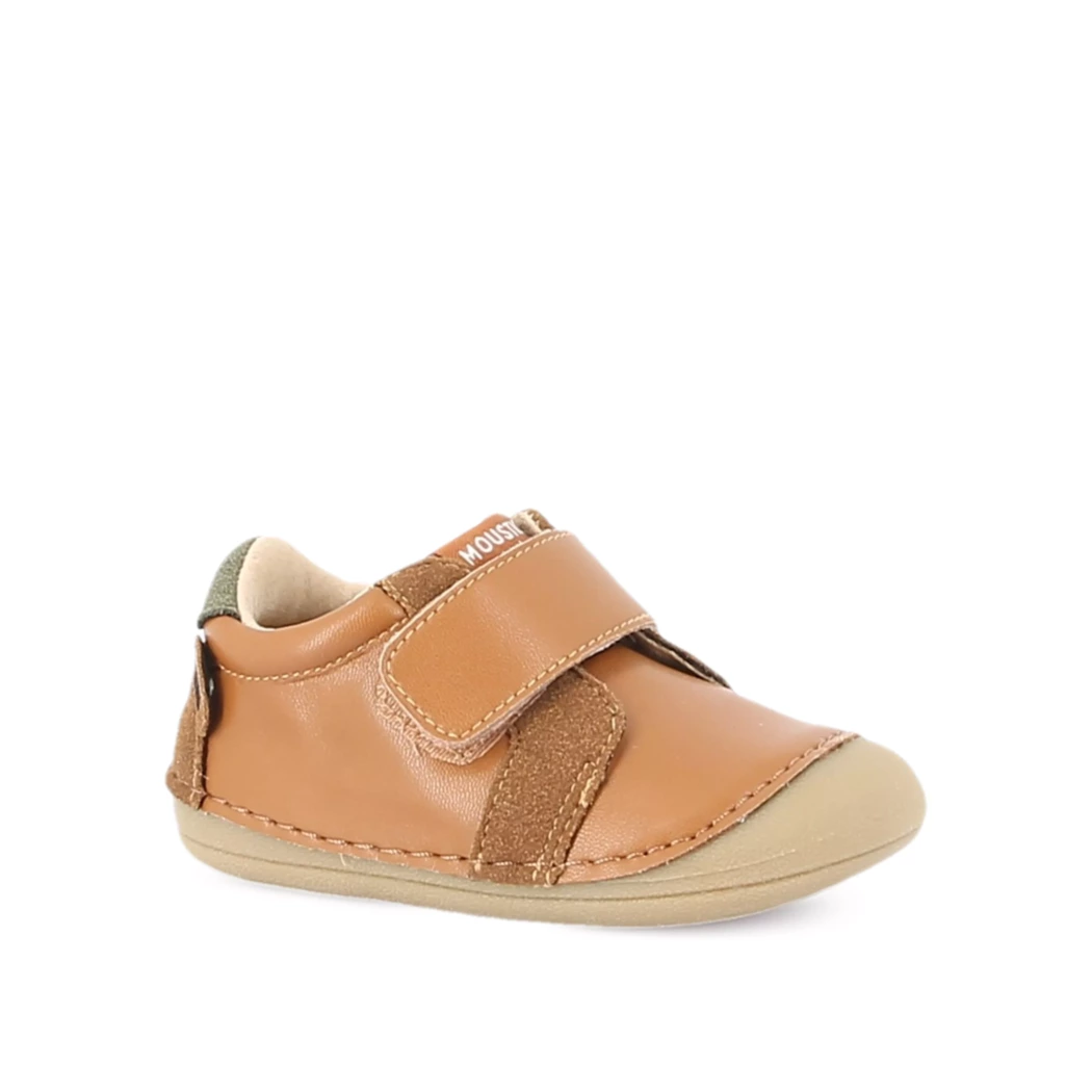 Image (1) de la chaussures Moustique - Bottines Cuir naturel / Cognac en Cuir