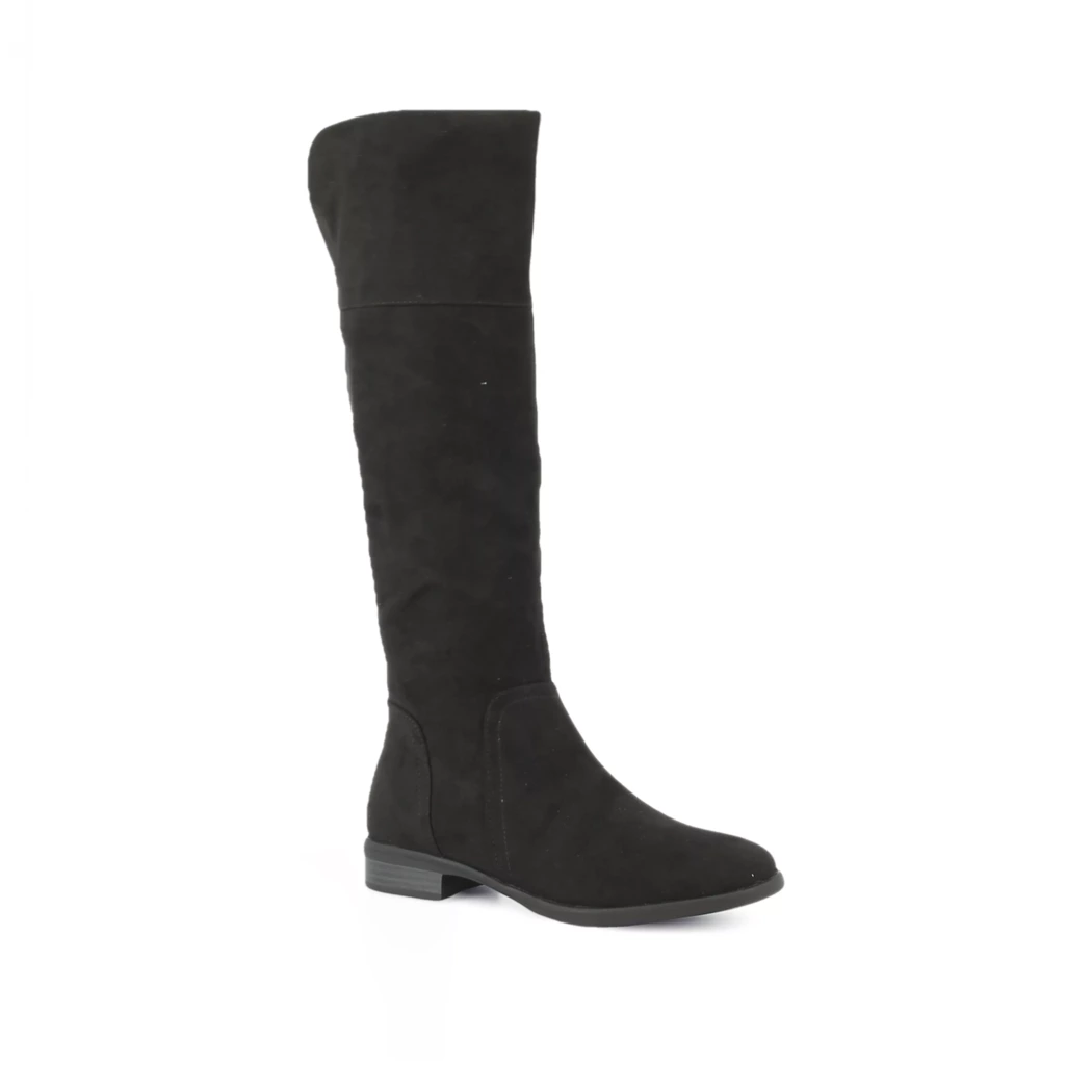 Image (1) de la chaussures Pretty Stories - Bottes Noir en Cuir nubuck