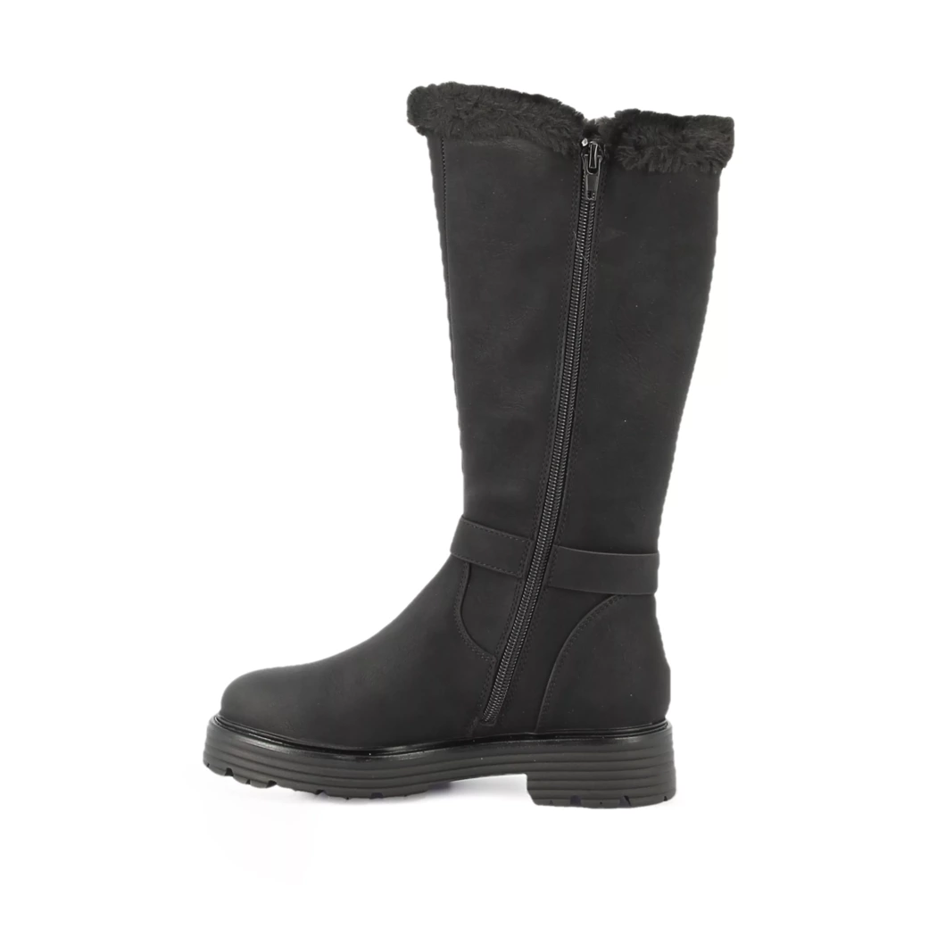 Image (4) de la chaussures Fashion Victim - Bottes Noir en Cuir synthétique