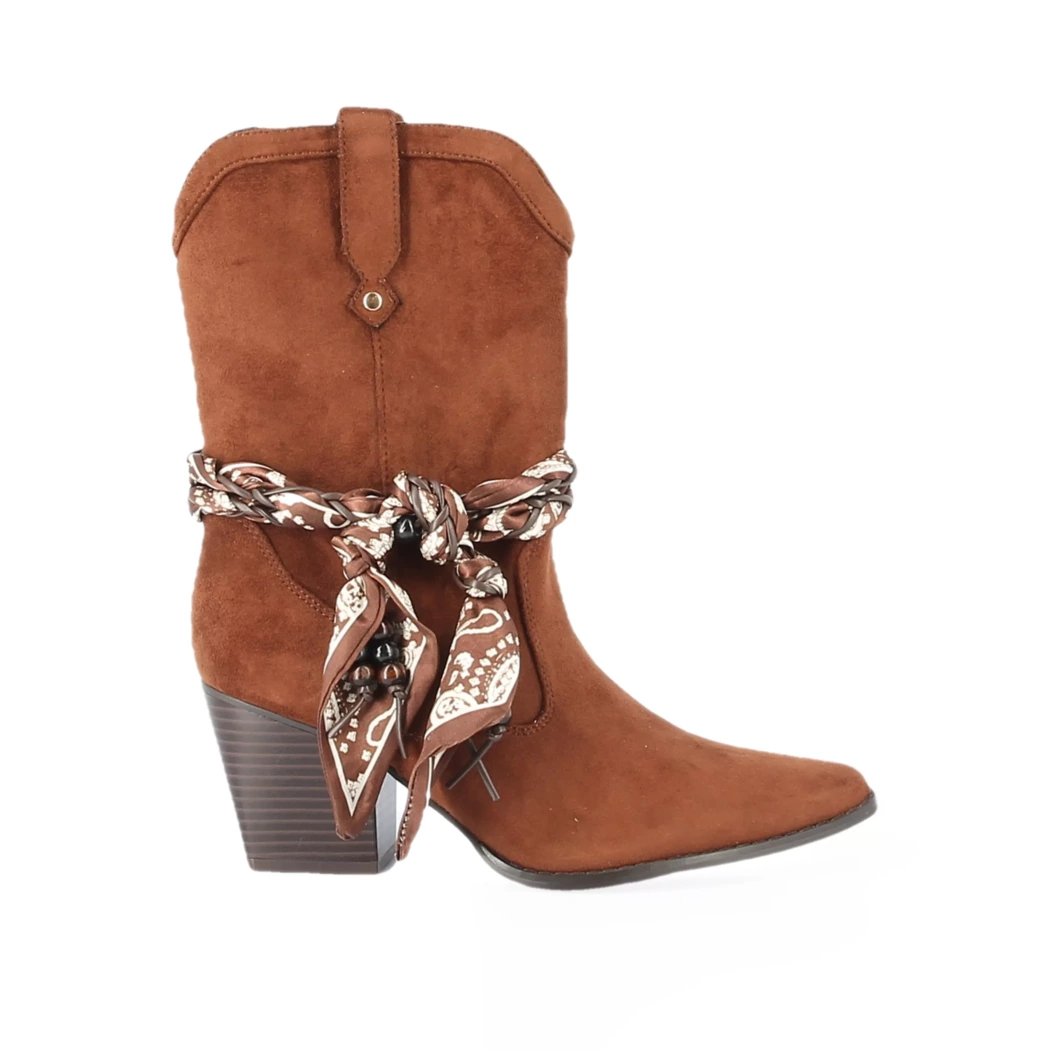 Image (2) de la chaussures Fashion Victim - Boots Marron en Cuir synthétique