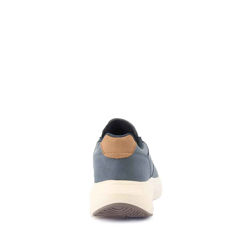 Image (3) de la chaussures Campus - Mocassins Bleu en Cuir synthétique