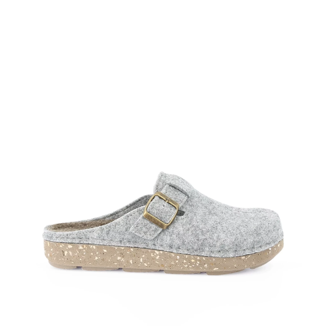 Image (2) de la chaussures OUF!... - Pantoufles et Chaussons Gris en Textile