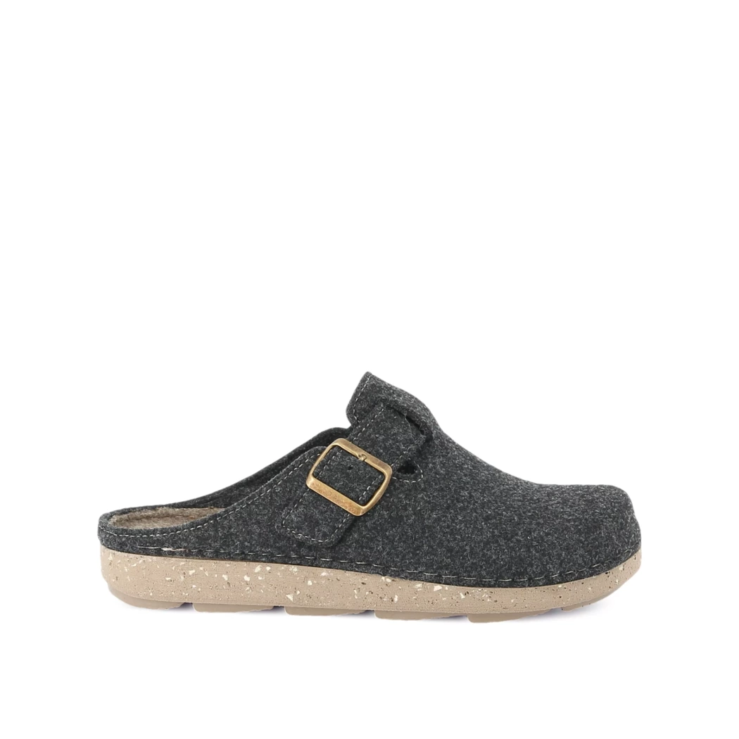 Image (2) de la chaussures OUF!... - Pantoufles et Chaussons Gris en Textile