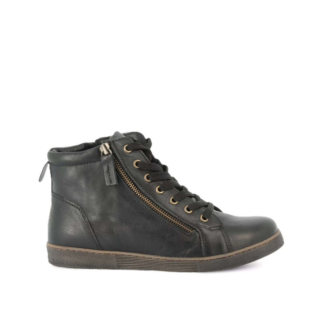 Image (2) de la chaussures Andrea Conti - Bottines Noir en Cuir