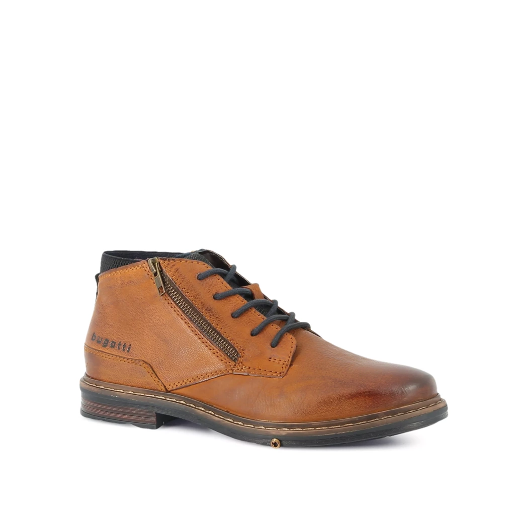 Image (1) de la chaussures Bugatti - Bottines Cuir naturel / Cognac en Cuir