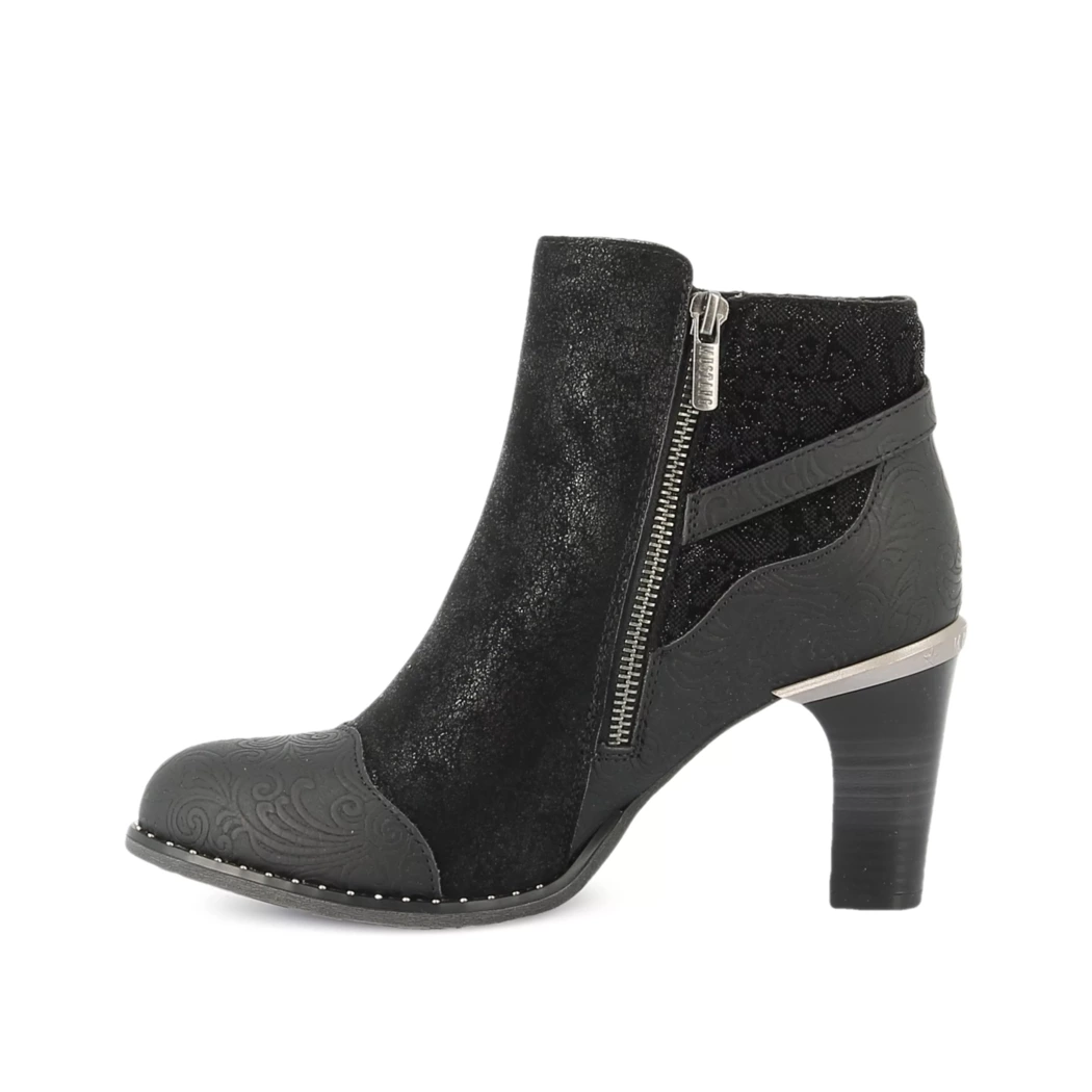 Image (4) de la chaussures Mustang - Boots Noir en Cuir synthétique