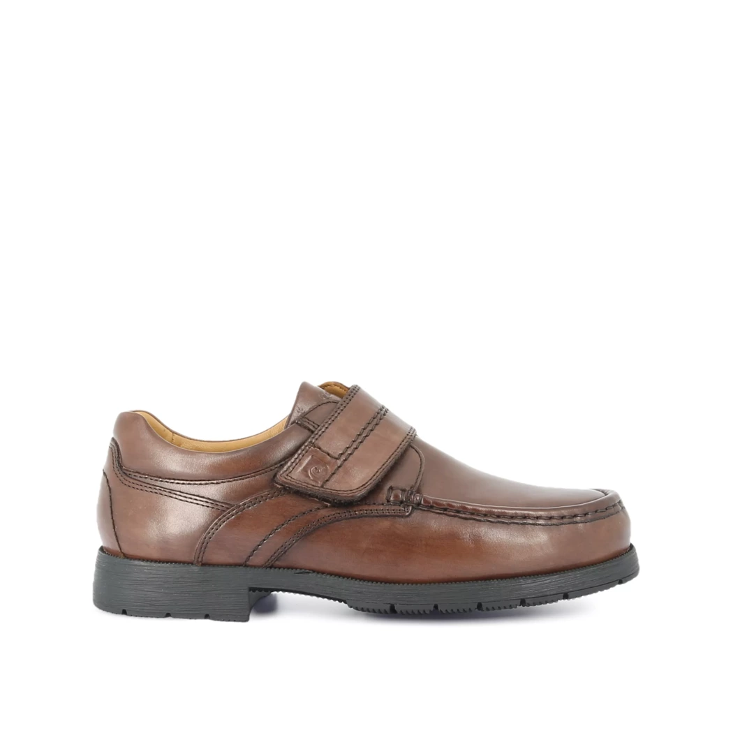 Image (2) de la chaussures Pierre Cardin - Chaussures à velcro Marron en Cuir