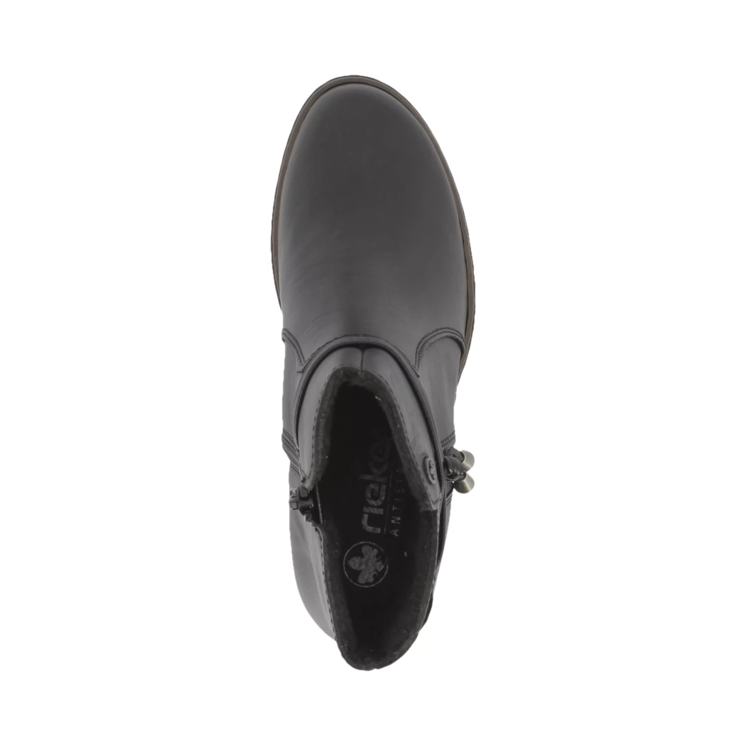Image (6) de la chaussures Rieker - Boots Noir en Cuir