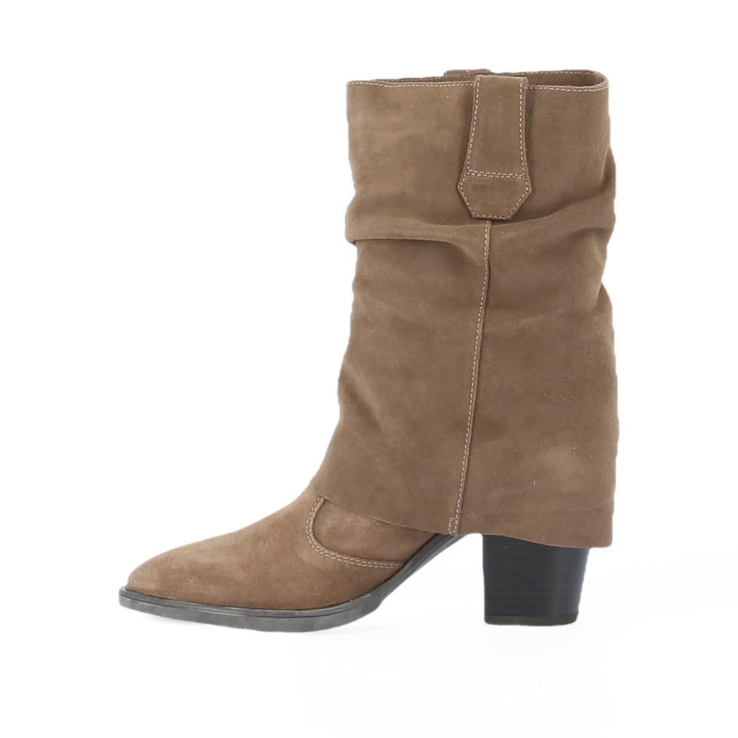 Image (4) de la chaussures Nero Giardini - Boots Taupe en Cuir nubuck
