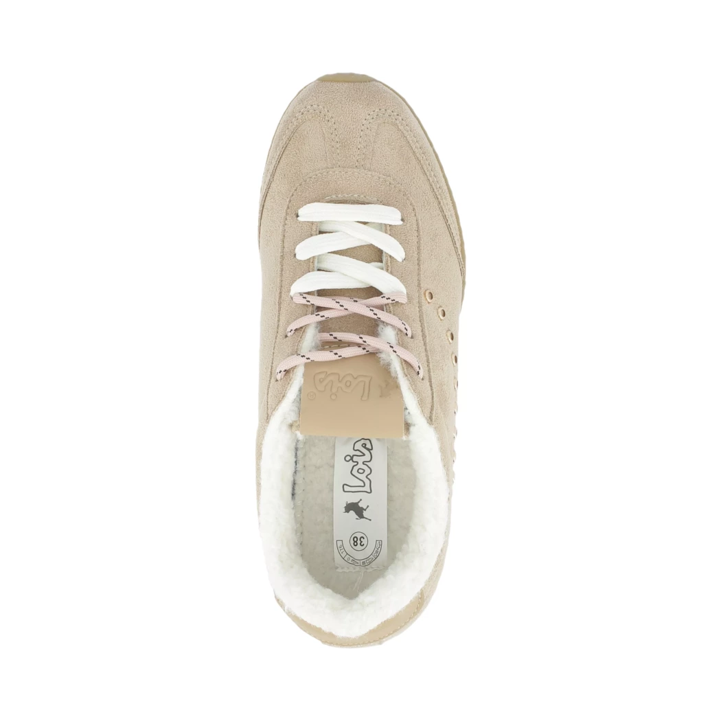 Image (6) de la chaussures Lois - Baskets Beige en Cuir synthétique