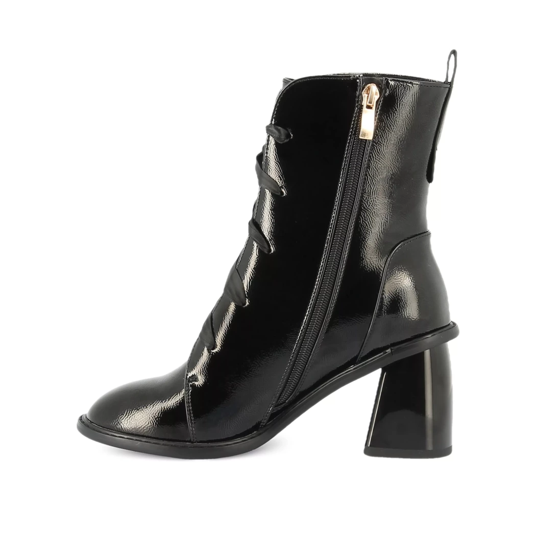 Image (4) de la chaussures Rock Away - Bottines Noir en Cuir synthétique