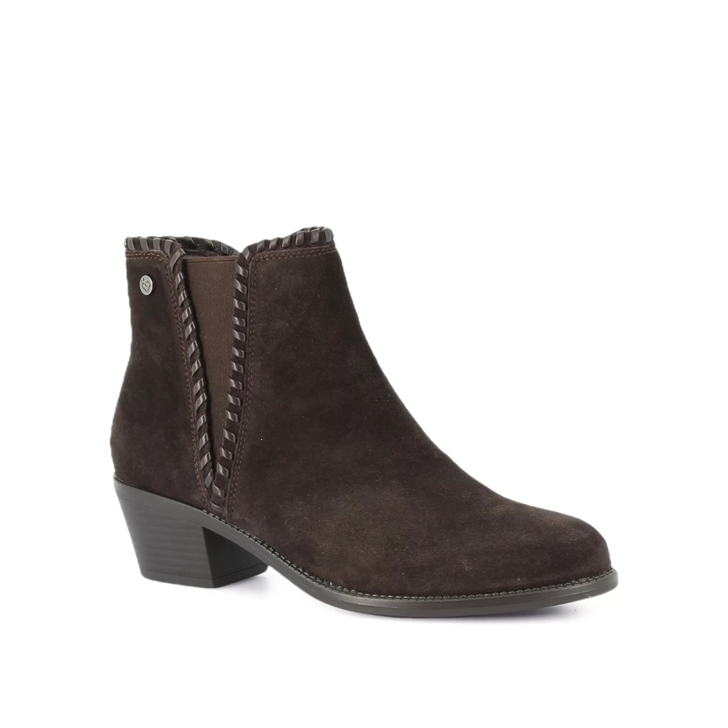 Image (1) de la chaussures Amarpies - Boots Marron en Cuir nubuck