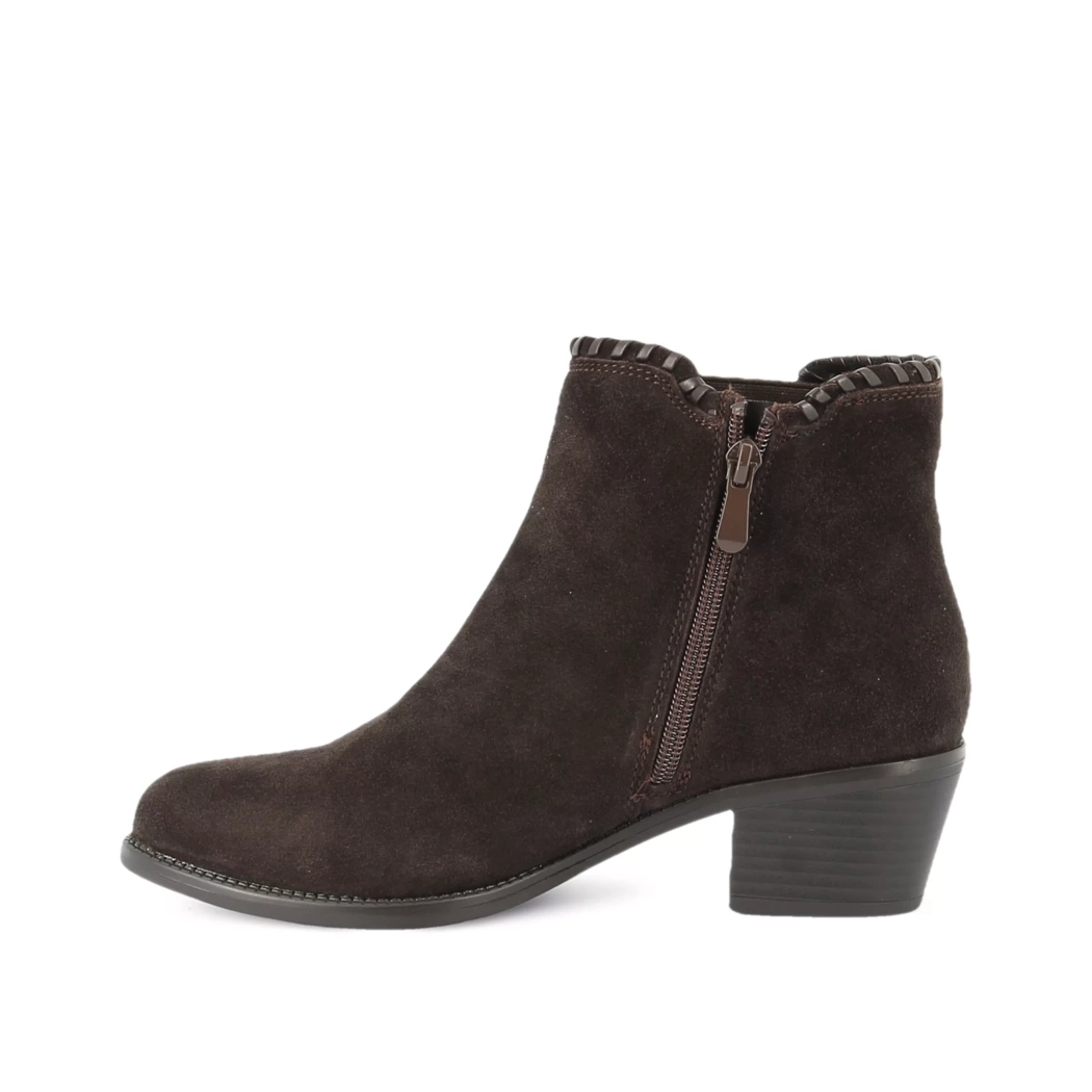 Image (4) de la chaussures Amarpies - Boots Marron en Cuir nubuck