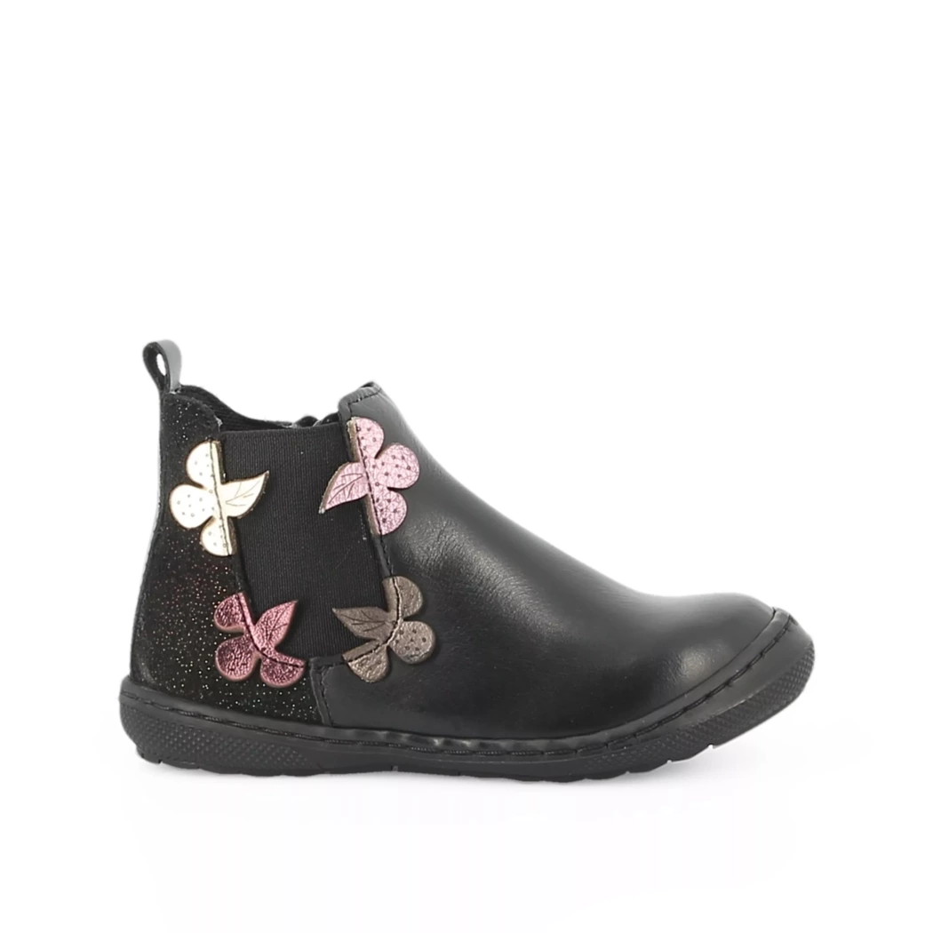 Image (2) de la chaussures Les Fees de Bengale - Boots Noir en Cuir