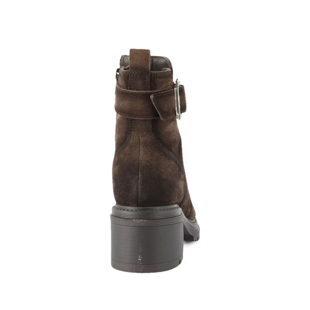 Image (3) de la chaussures Free Monday - Boots Marron en Cuir nubuck