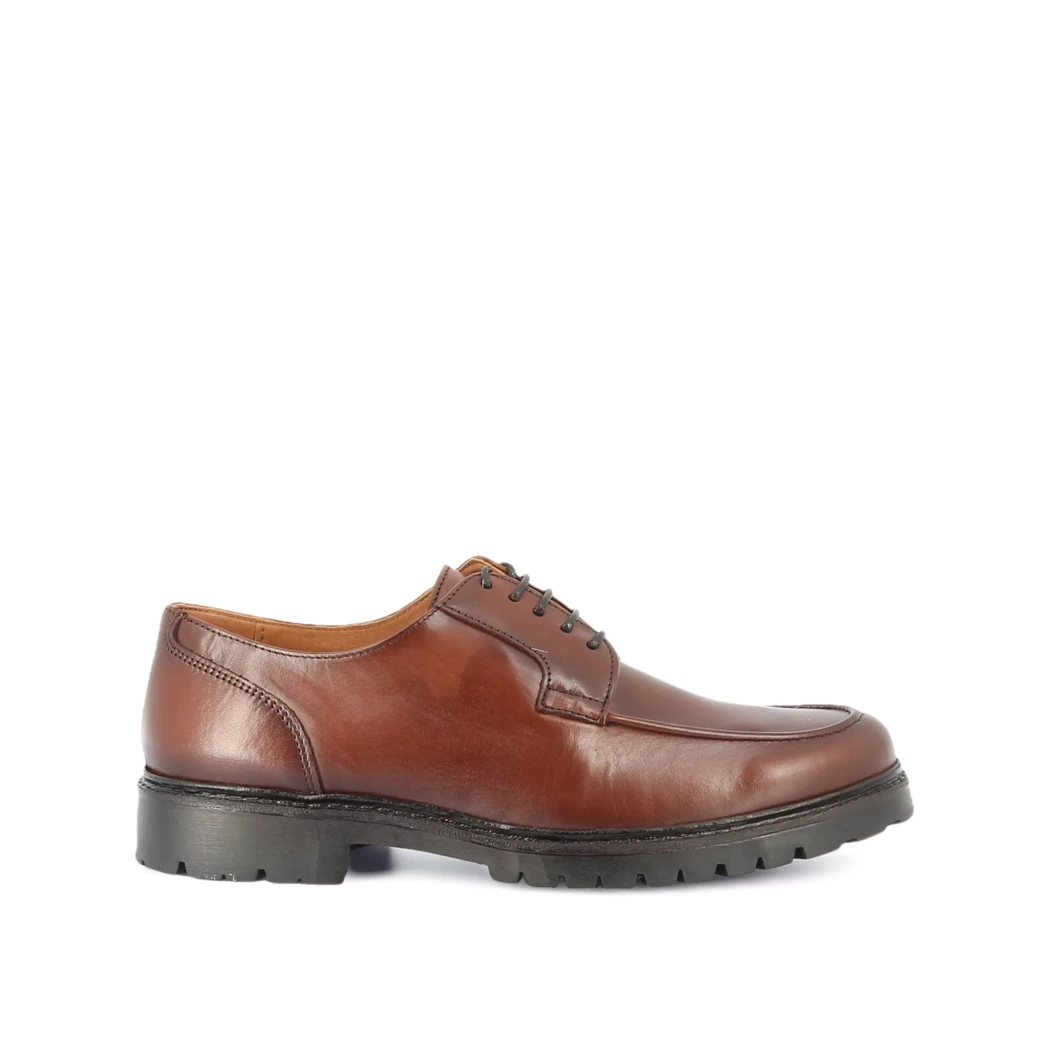 Image (2) de la chaussures Midtown District - Chaussures à lacets Cuir naturel / Cognac en Cuir