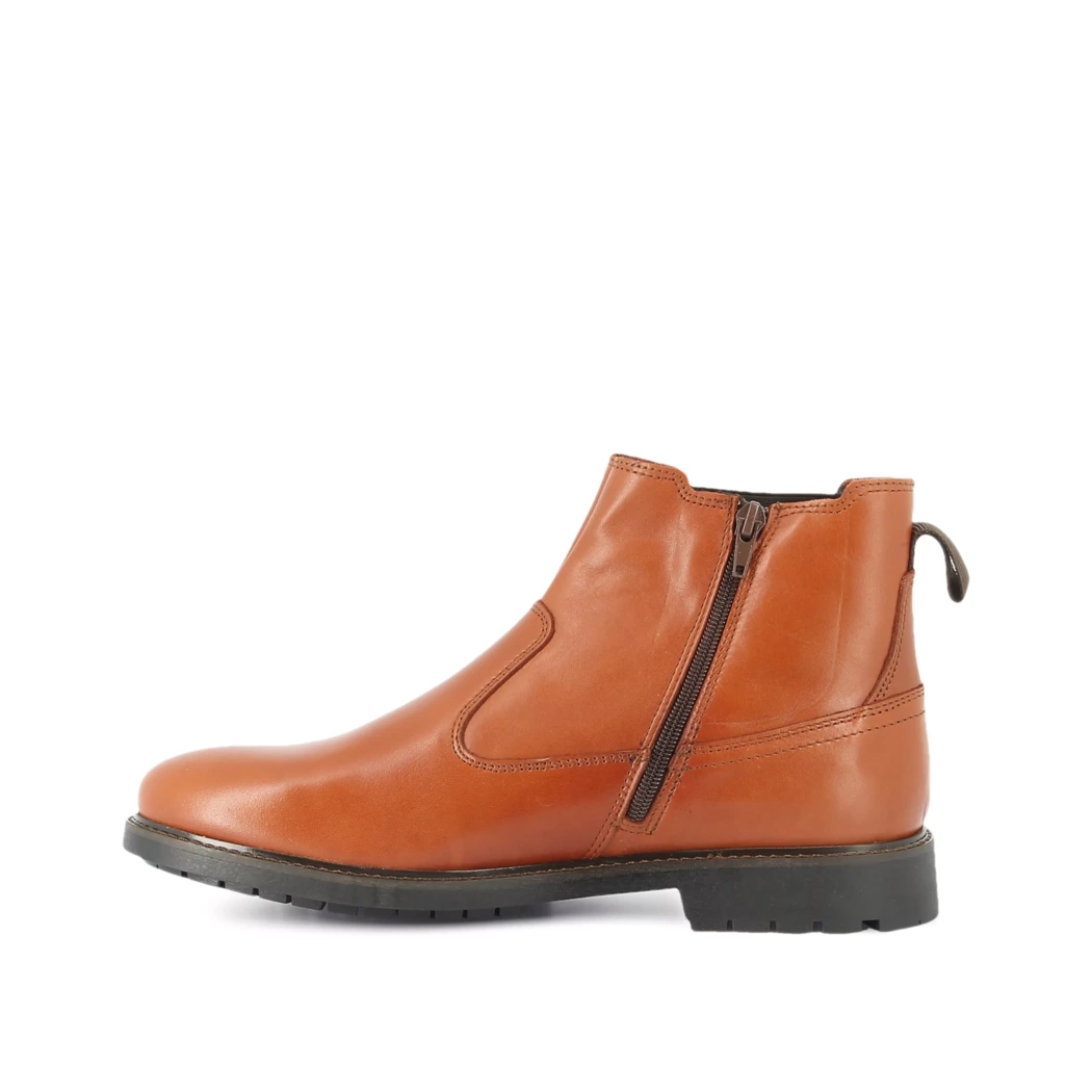 Image (4) de la chaussures Man Office - Boots Cuir naturel / Cognac en Cuir