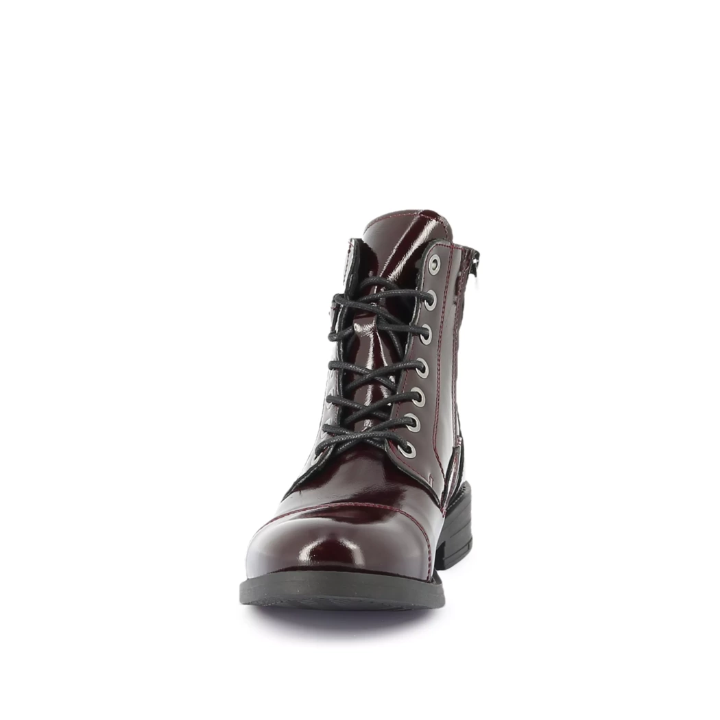 Image (5) de la chaussures Simplement B - Bottines Bordeaux en Cuir