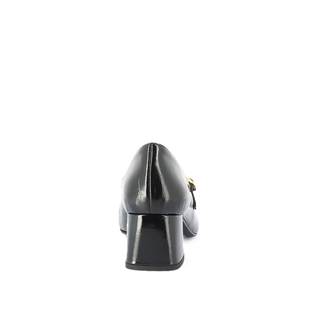 Image (3) de la chaussures Les Fees de Bengale - Escarpins Noir en Cuir vernis
