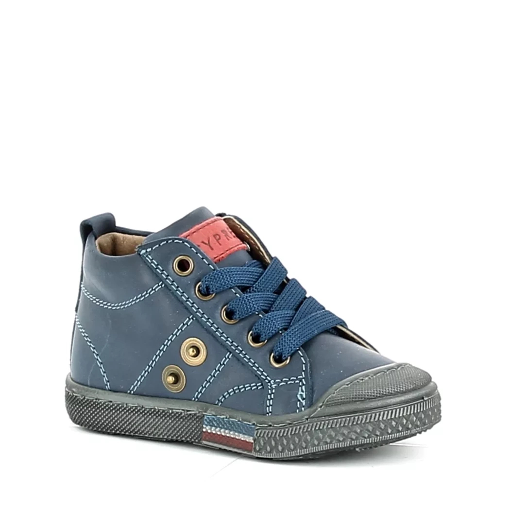 Image (1) de la chaussures CPS - Bottines Bleu en Cuir