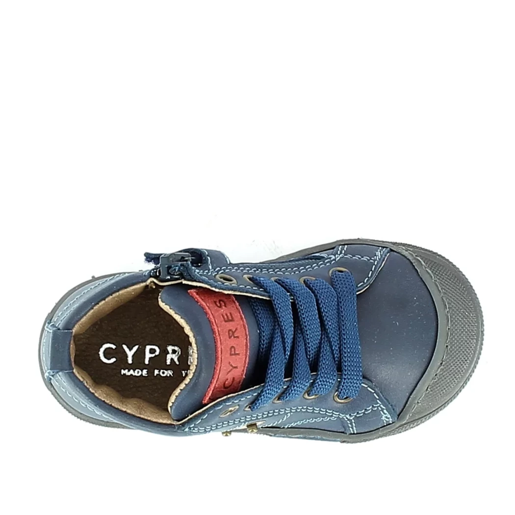 Image (6) de la chaussures CPS - Bottines Bleu en Cuir