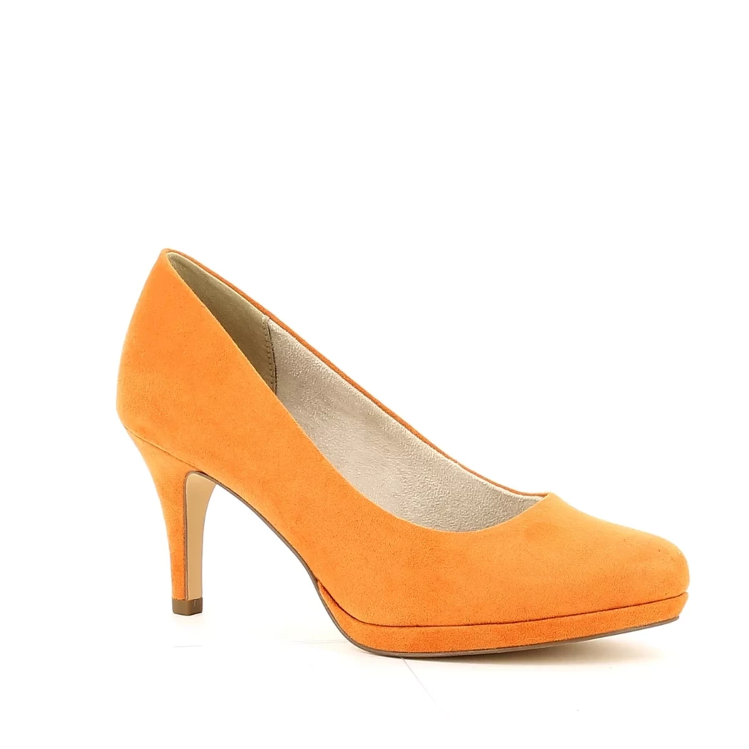 Image (1) de la chaussures Tamaris - Escarpins Orange en Cuir synthétique