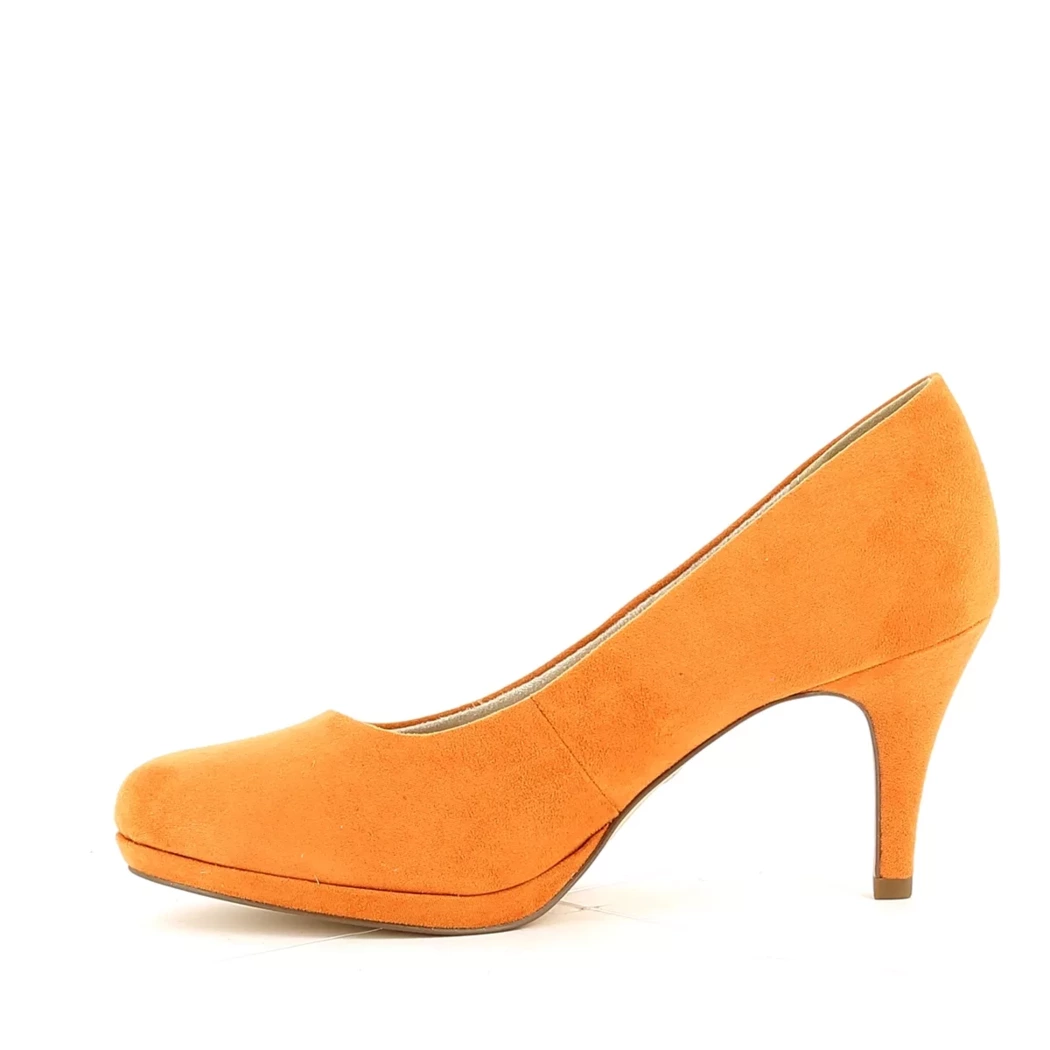 Image (4) de la chaussures Tamaris - Escarpins Orange en Cuir synthétique