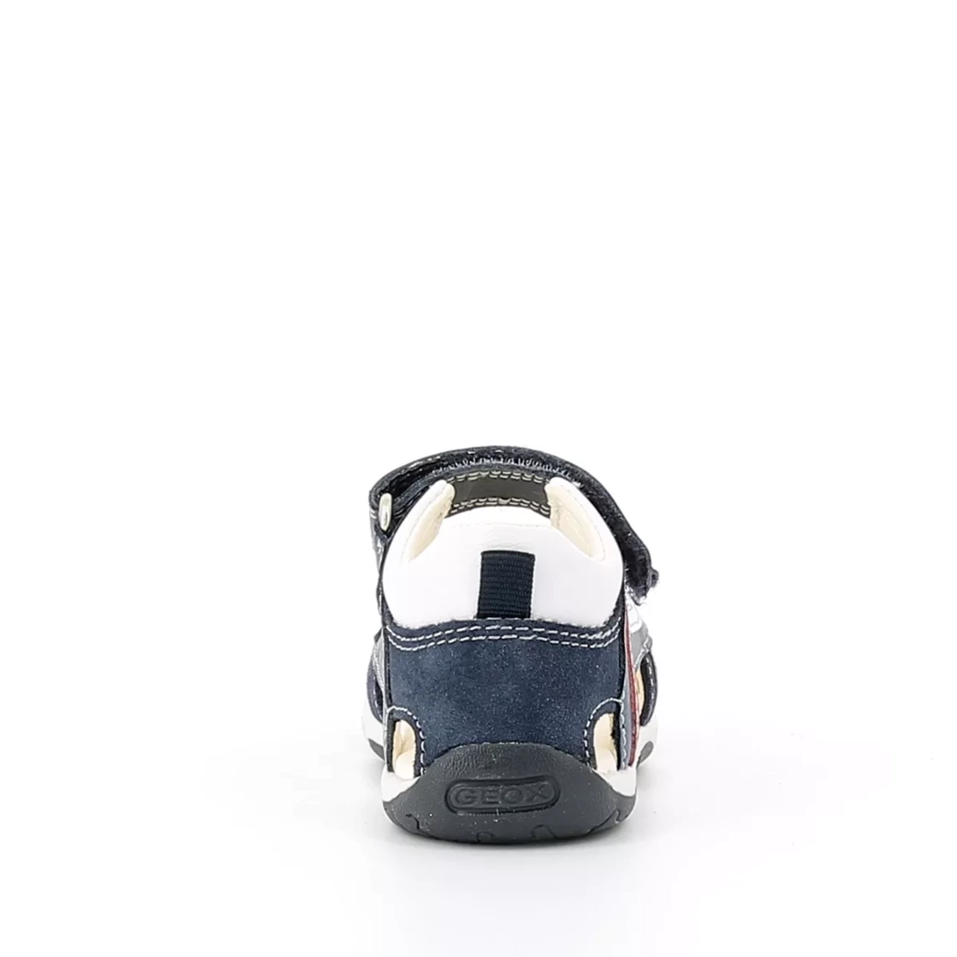 Image (3) de la chaussures Geox - Sandales et Nu-Pieds Bleu en Cuir