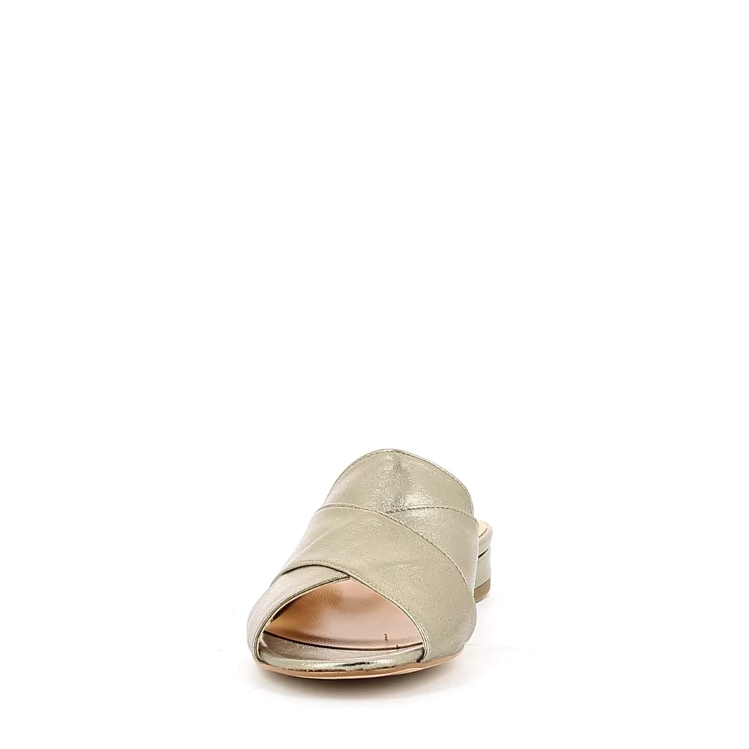 Image (5) de la chaussures Riva Blu - Mules et Sabots Or / Bronze / Platine en Cuir