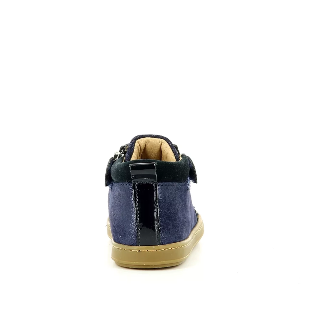 Image (3) de la chaussures Shoo pom - Bottines Bleu en Cuir nubuck