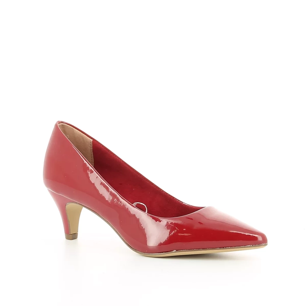 Image (1) de la chaussures Tamaris - Escarpins Rouge en Cuir synthétique