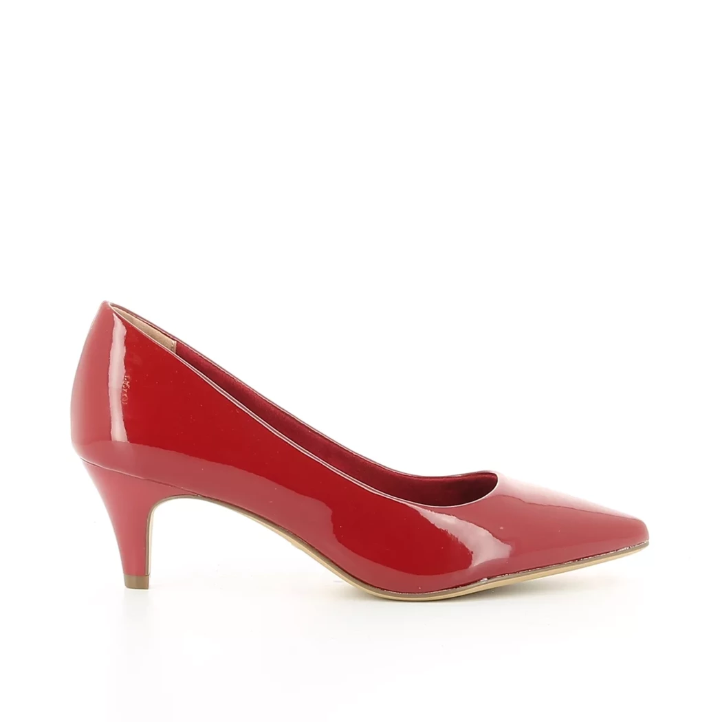 Image (2) de la chaussures Tamaris - Escarpins Rouge en Cuir synthétique