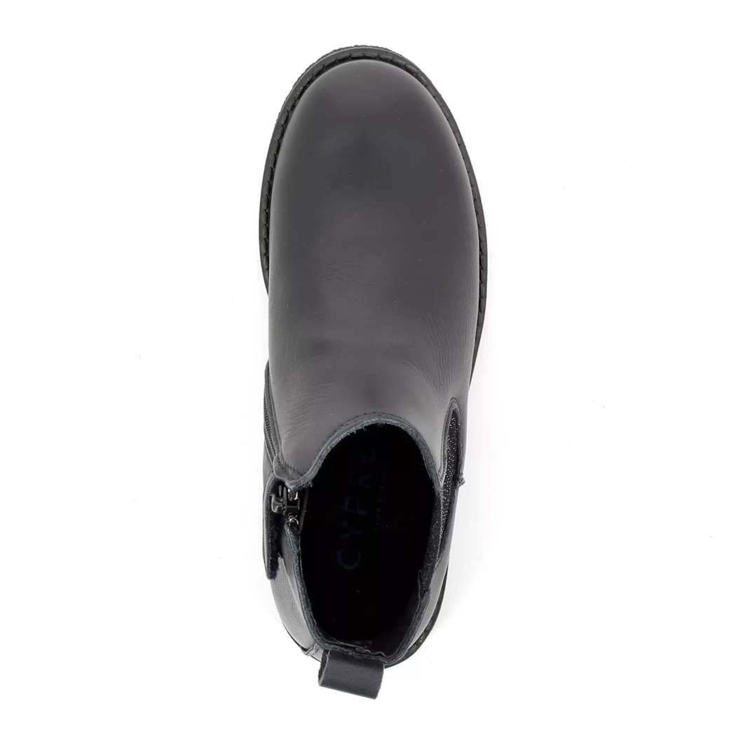 Image (6) de la chaussures CPS - Boots Bleu en Cuir